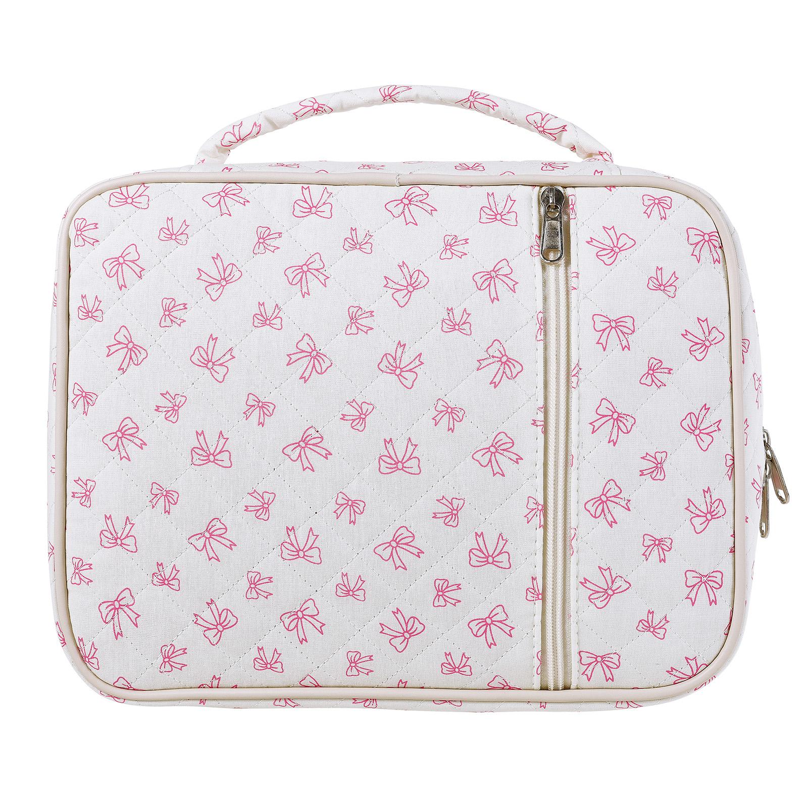 

Reusable Quilted Meal Bag Versatile Compartmental Meal Box Pouch With Handle for Work School Picnic Travel Quilted Meal Bag