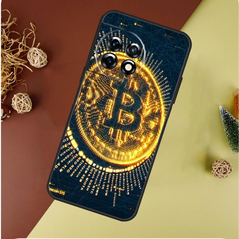 Bitcoin BTC For OnePlus Nord 4 CE 3 2 Lite N20 N30 9 10 Pro 8T 9RT 10T 10R 13R 12R 11 12 13 Phone Case