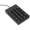 Number Pad Wired 19 Key USB Interface Drive Free Portable Black Laptop Numeric Keypad for Office