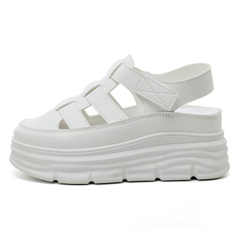 Fashion Women's Summer 2025 New Style Hollowed-out Thick-soled Fashionable Sandals