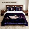 Zoey Personalized Custom Name 3‑Piece Bedding Set Soft Duvet Cover Set For Bedroom Home Decor