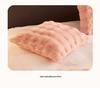 G5Z Thickened Warm Faux Fur Rabbit Fleece Blanket, Anti-Static Milk Velvet Throw for Sofa or Nap