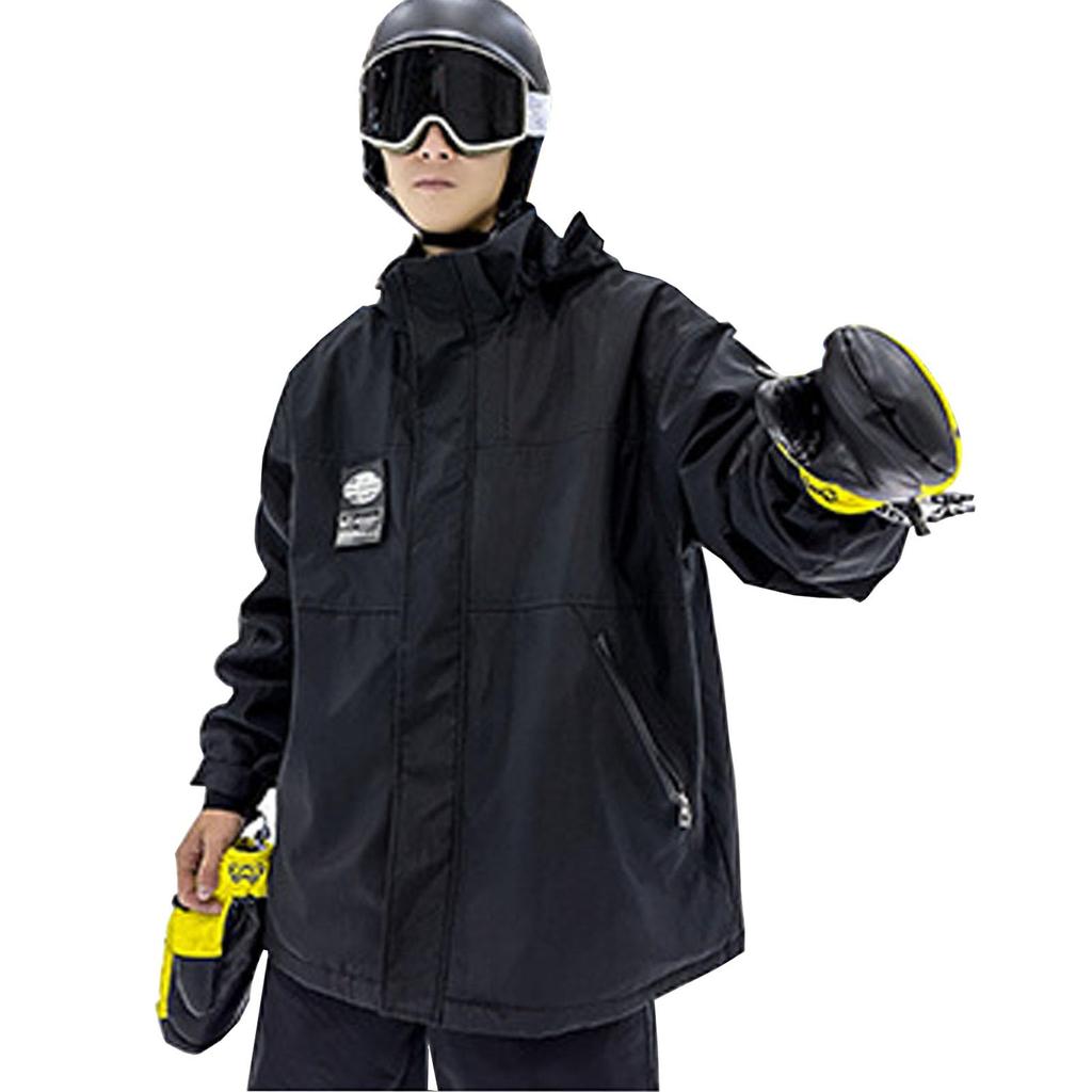 R u R Snowboard Jacket for Men and Stylish Outerwear for Snow Snow Ski st1158 [Cos u] Women, Snowwear, Water-Repellent, Windproof, Warm, Hooded,