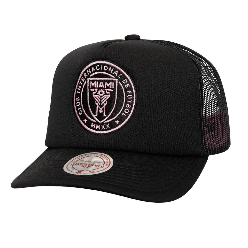 Mitchell & Ness Inter Miami CF Trucker Cap HT10070-IMCBLCK Black OSFM
