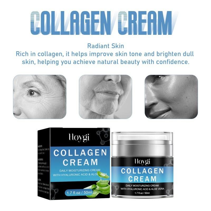 Hoygi Collagen Cream For Deep Hydration And Skin Firming Reduces Fine Lines