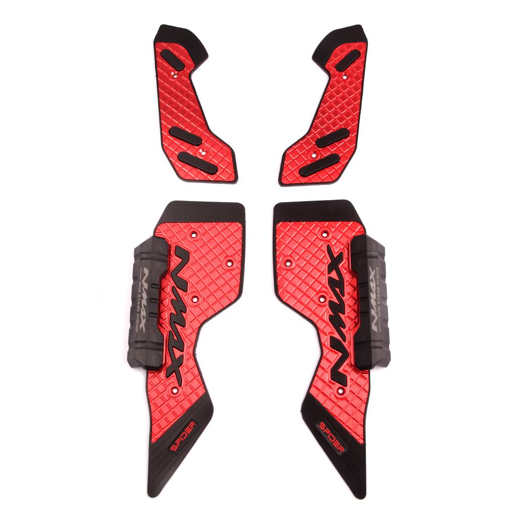 Motorcycle Footpads For NMAX 155 Front and rearPegs Plate Aluminum Alloy Pedal Modified Skid Proof Footrest For Yamaha 2020-2025
