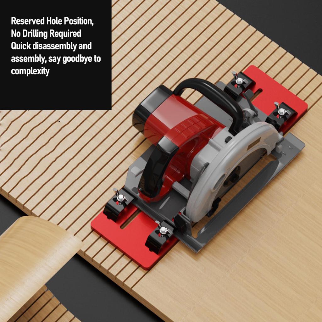 Cutting Machine Base Plate Cutting Machine Base Plate Quick Positioning No Drilling Circular Saw  Plate for Woodworking