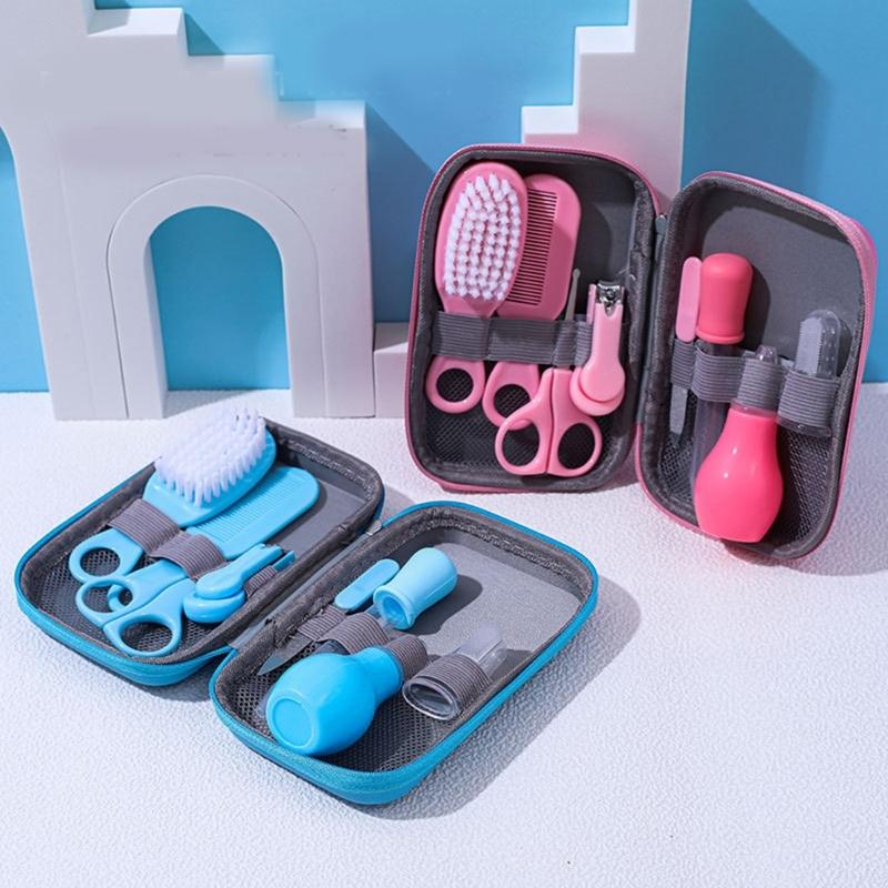 Convenient Baby Care Kit Must Have Accessories Infant Toddlers Head Brush Hair Comb for Gentle Cleaning and Trimming