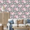 Wallpaper Fashionable flowers and roses for the living room and bedroom 50x1000