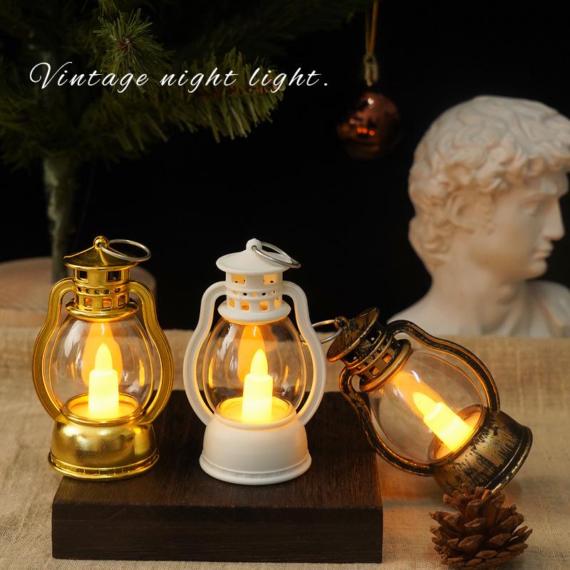 Retro Mini Pony LED Kerzenlicht Dekoration - Geburtstagsgeschenk & Kleine Ornament Atmosphäre Requisite