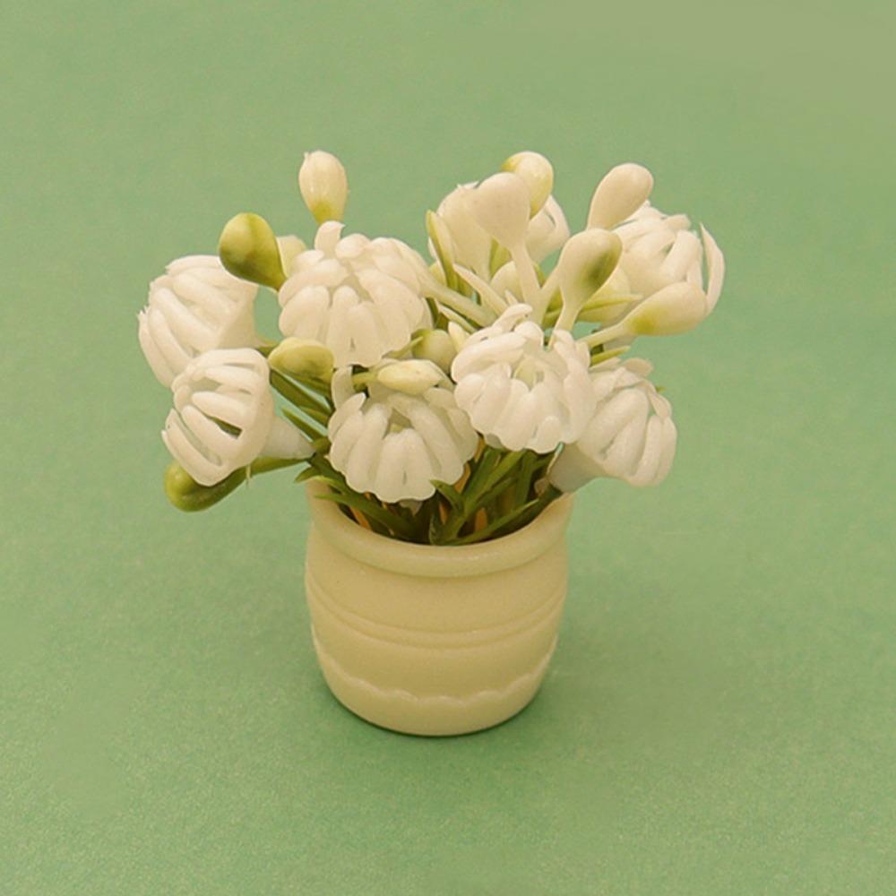 3pcs Plastic Dollhouse Miniature Simulation Vase  Doll House Accessories