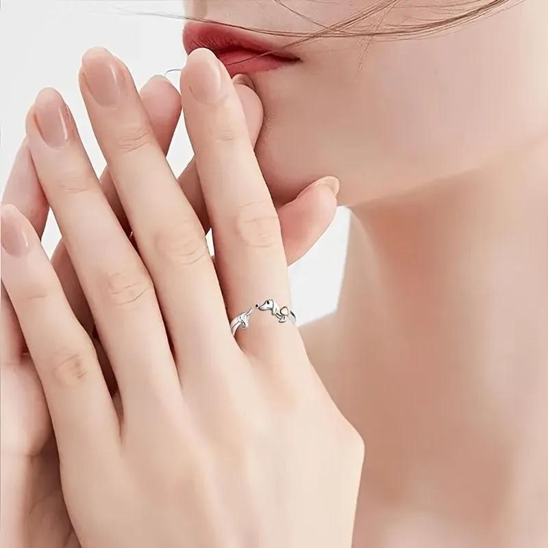 Couple Rings, Open-face Rings, Adjustable Wedding Rings