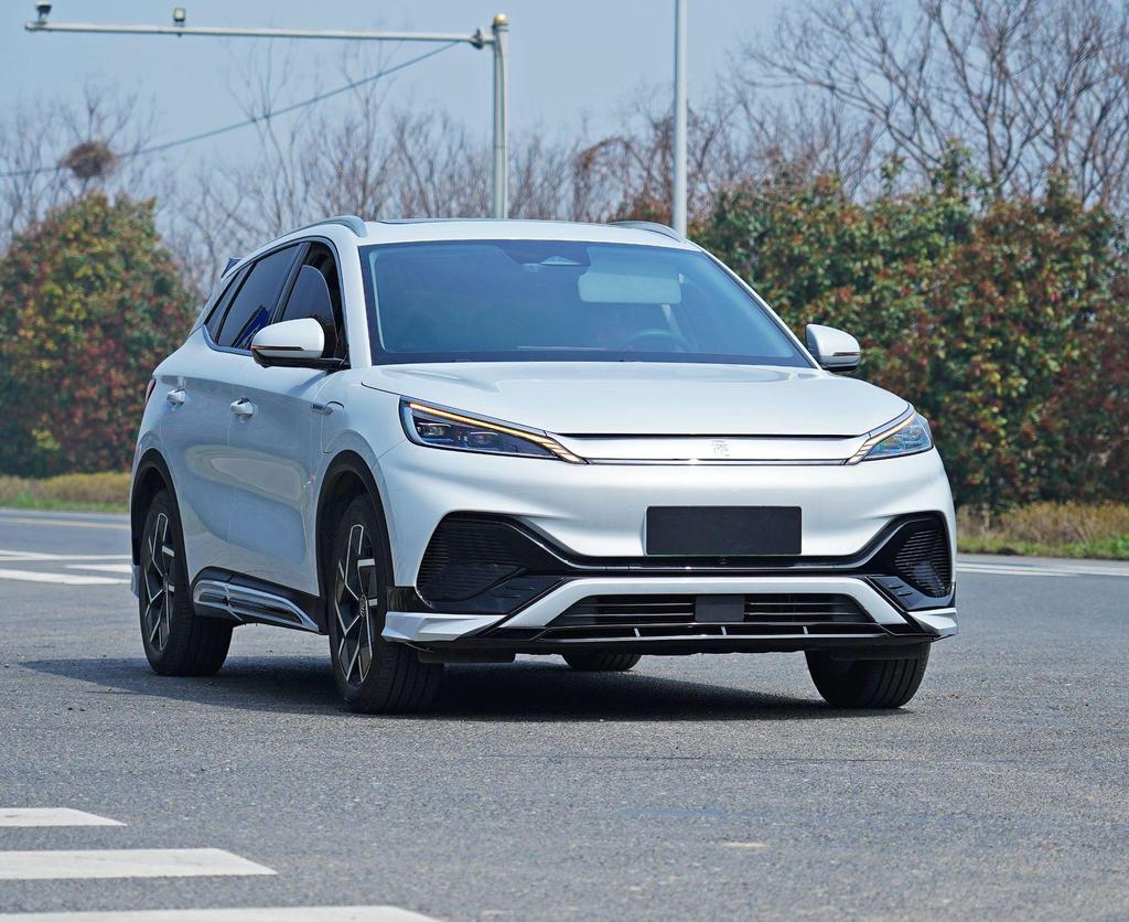 Fits 2022 BYD Yuan PLUS-MC: front bumper, lip, splitter, rear lip, side skirts, roof spoiler, rear wing.