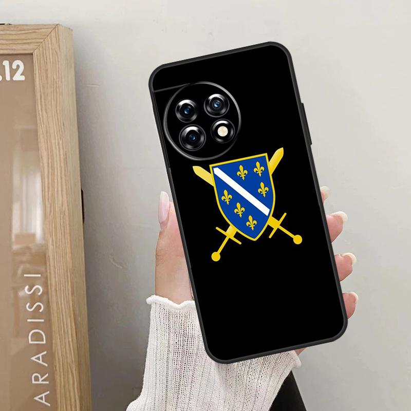 Bosnia Flag Case For OnePlus 11 12 9 10 Pro 9R 10R 10T 12R OnePlus Nord N30 N20 N10 CE 4 2 3 Lite Cover