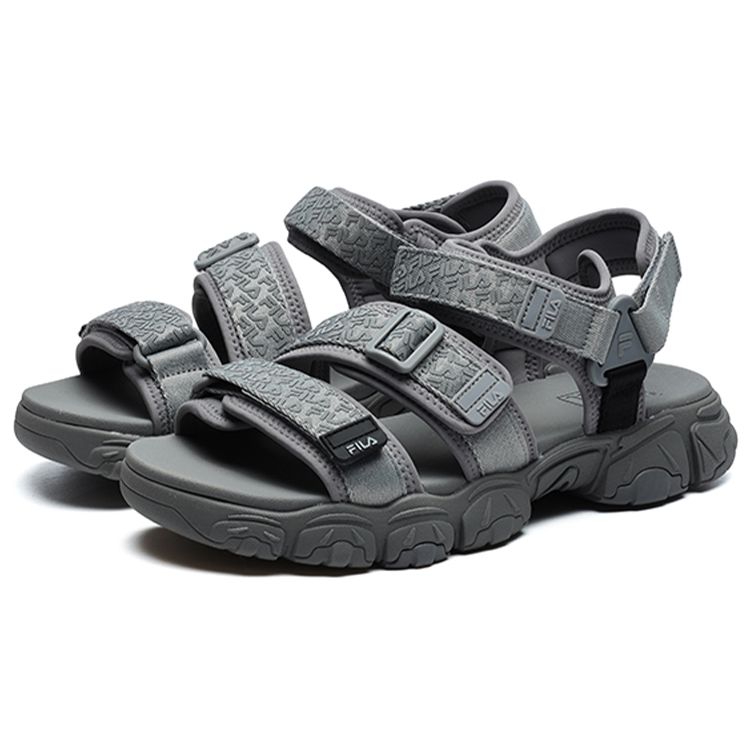 Fila Fluid Sandal Cat Paw Casual Sports Beach Sandals Men Sandals Mystery-Gray F12M226408FFG