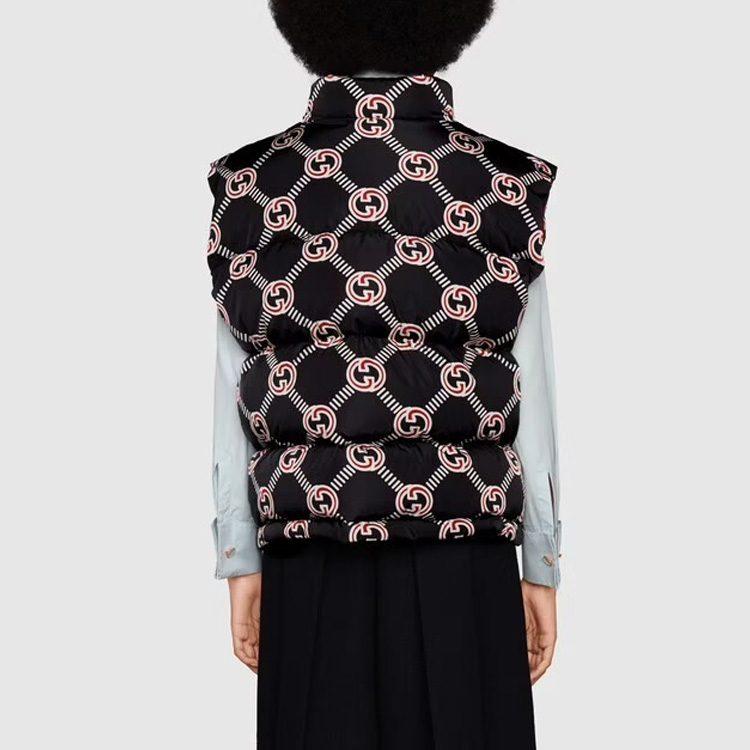 Gucci Interlocking G Down Vest Black 665137-Z8AS4-1072