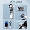 Foldable Air Cooling Rechargeable Fan 4000mAh Portable Mini Handheld Fan 100-Speed Stepless Turbo Wind for Outdoor Travel