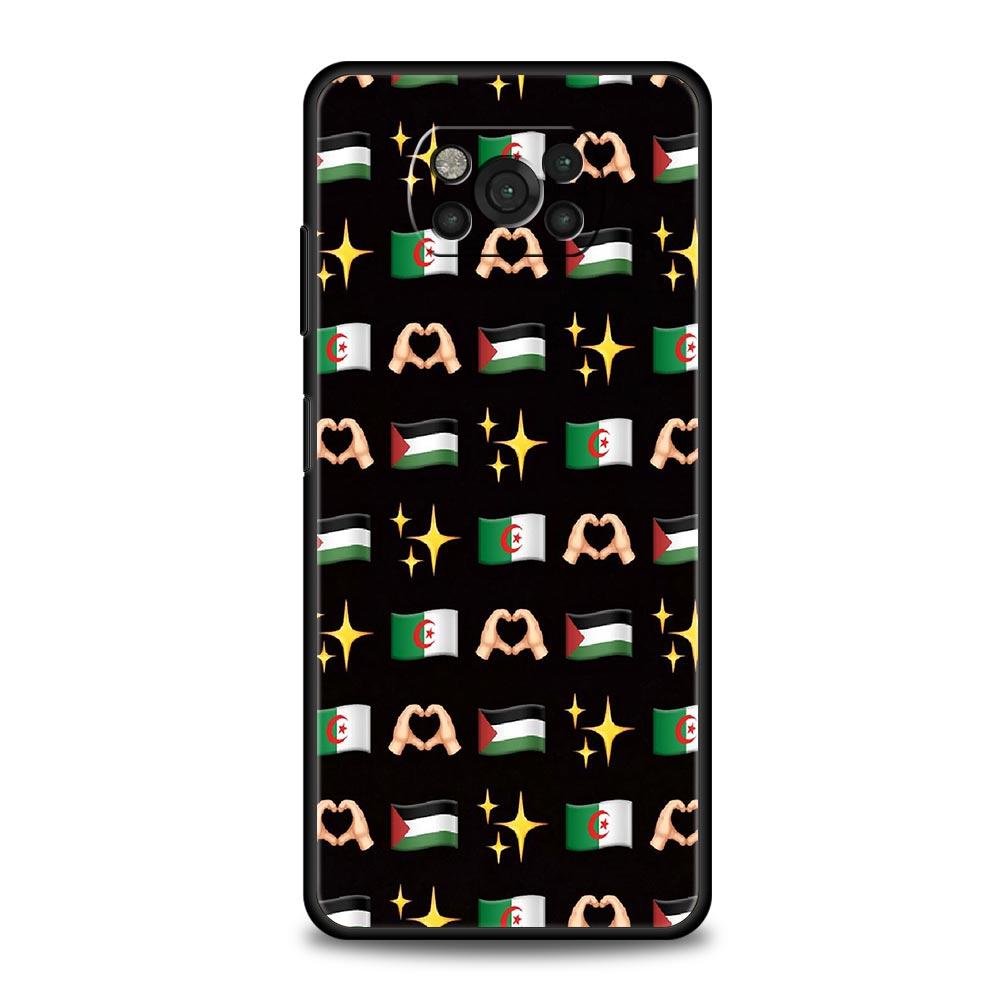 Algeria Flag Phone Case For For Xiaomi Poco X6 X5 Pro X4 X3 NFC F5 Pro F4 F3 GT M5 M4 Pro 5G M3 C51 C50 C55 Soft Cover