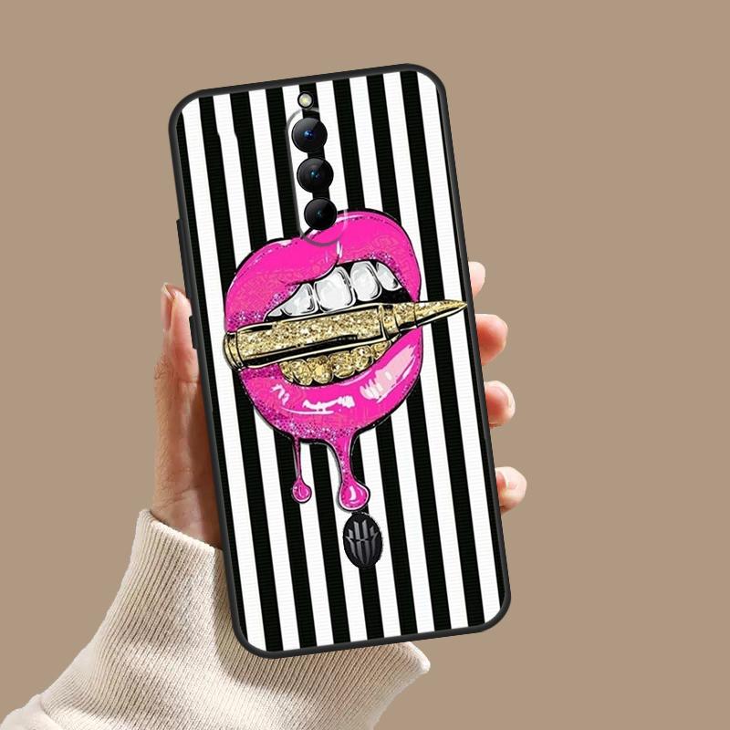Sexy Lips KISS Case For ZTE Nubia Red Magic 11 10S 9S 8S 8 9 10 Pro Plus 6 7 6S 7S Pro 5G 6R 10 Air Cover