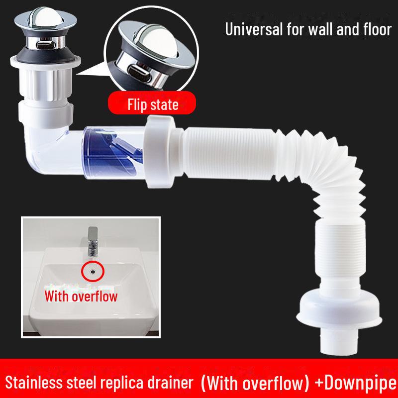 Set Deodorante per Tubo di Scarico e Sifone Lavabo