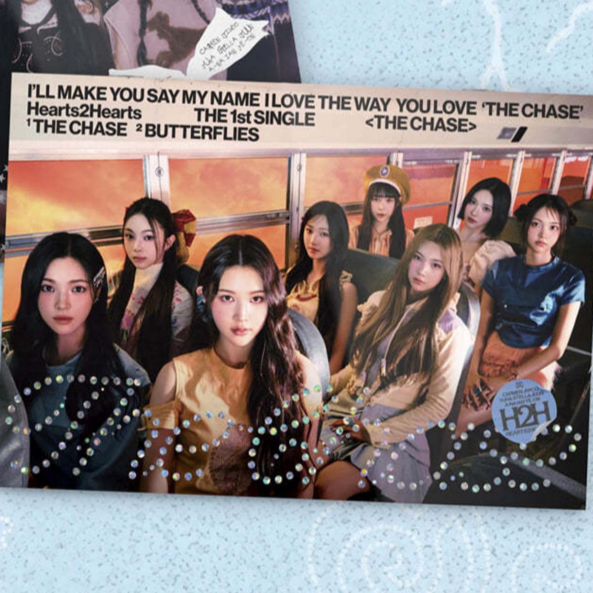 

Hearts2Hearts - The Chase / 1st Single Album (PhotoBook ver.) B (Orange)