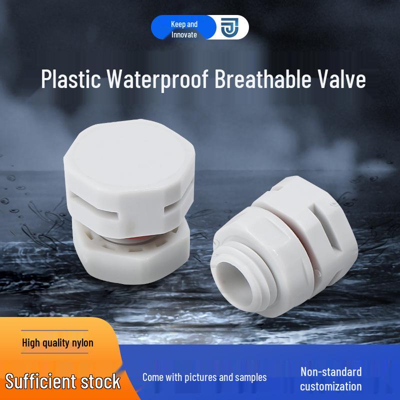 

Nylon Waterproof Breathable Lighting Valve Breather Bolt M5/6/8 Dustproof Balancing Fixture M12*1.5 Nut (Black/White/Gray)