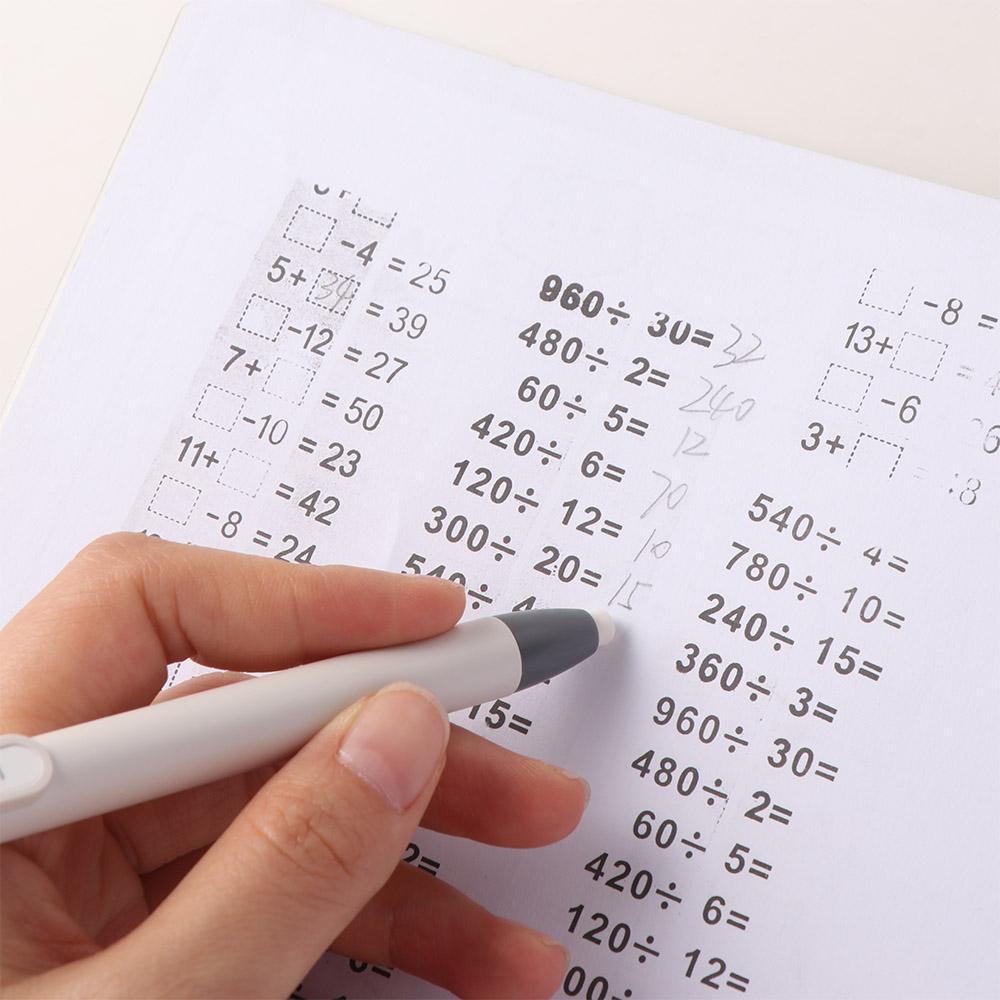 Pen Style Retractable Eraser Writing Pencil Rubber Creative Press Pencil Eraser Student
