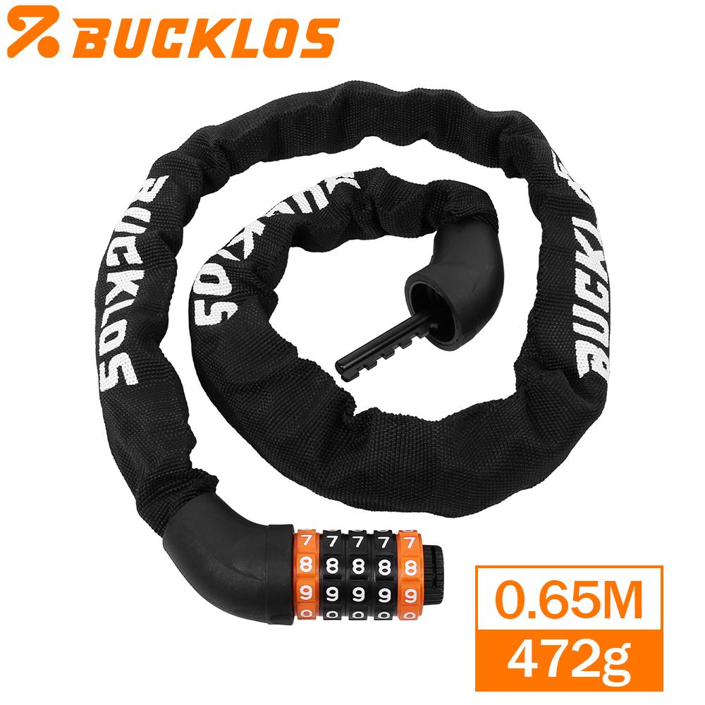 BUCKLOS 5 Digit Bicycle Chain Lock Zinc Alloy Bicycle Anti-theft Lock 1.5M 1.2M 1M Universal Password Locks Chain Gate Locks