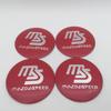 4pcs 3D forMazda MS 56mm 60mm 65mm Car Wheel hub Center Cap covers emblem Badge sticker Decal styling auto Accessories ZSDGT