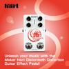 Maker Hart Distortion Metal Distortion METAL mode Classic 4 adjustment guitar effect Pedal & distortion, 32-bit AD/DA conversion, knobs, pedal.