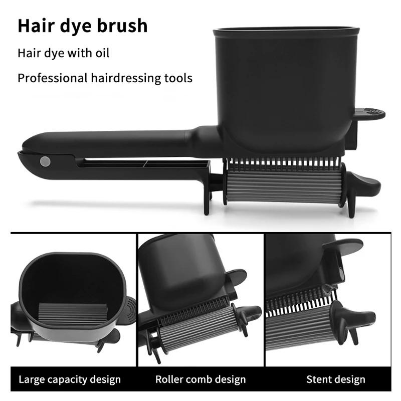 Professional Roller Comb Applicator Hair Coloring 2-In-1 Dye Salon Hair Care Plastic Hairdressing Tool for Salon or Home Use