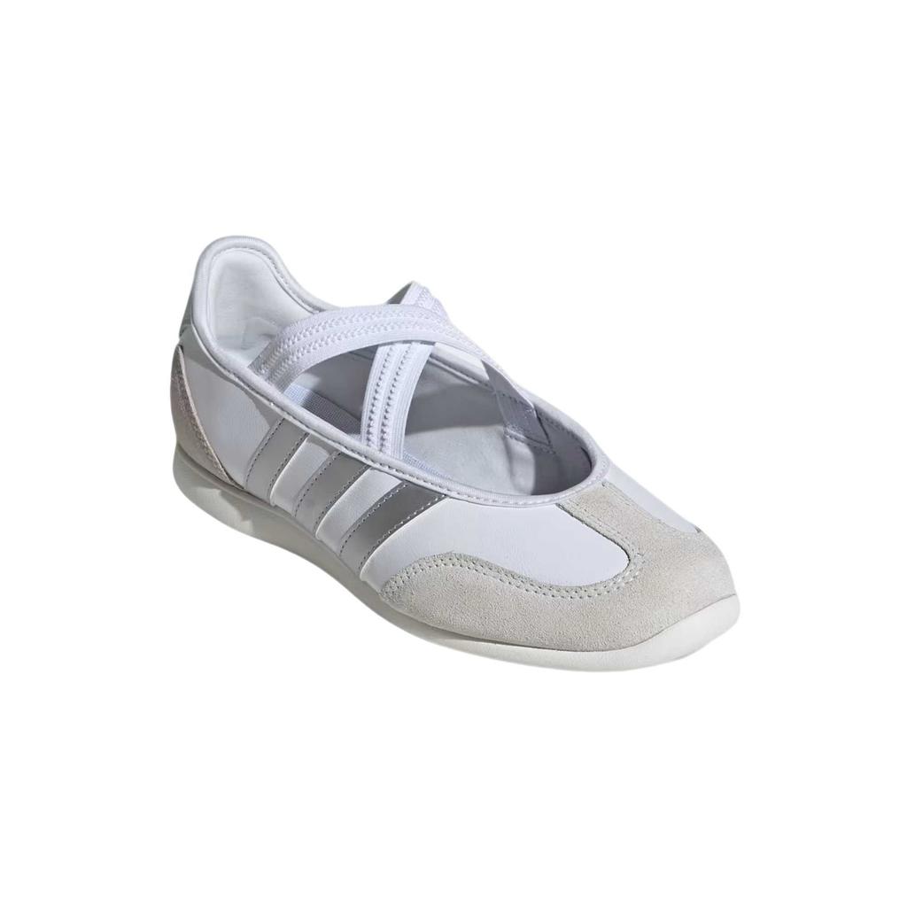 adidas Barreda Mary Jane Cloud White Silver Metallic Off White Women Sneakers HQ7400