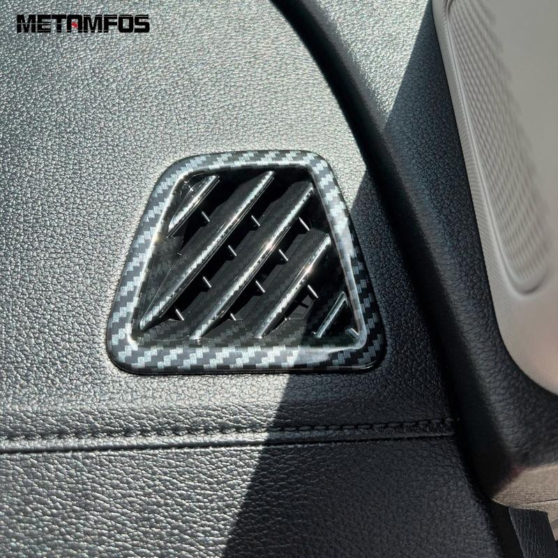 Front Air Conditioner Vent Outlet Cover Trim For Kia Sportage NQ5    2024 Carbon Fiber Frame Interior Accessories