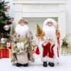 45CM Weihnachten Santa Claus Plüsch Puppen Spielzeug Hause Dekoration Ornamente Weihnachten Dekorationen Handgemachte Neujahr Dekor