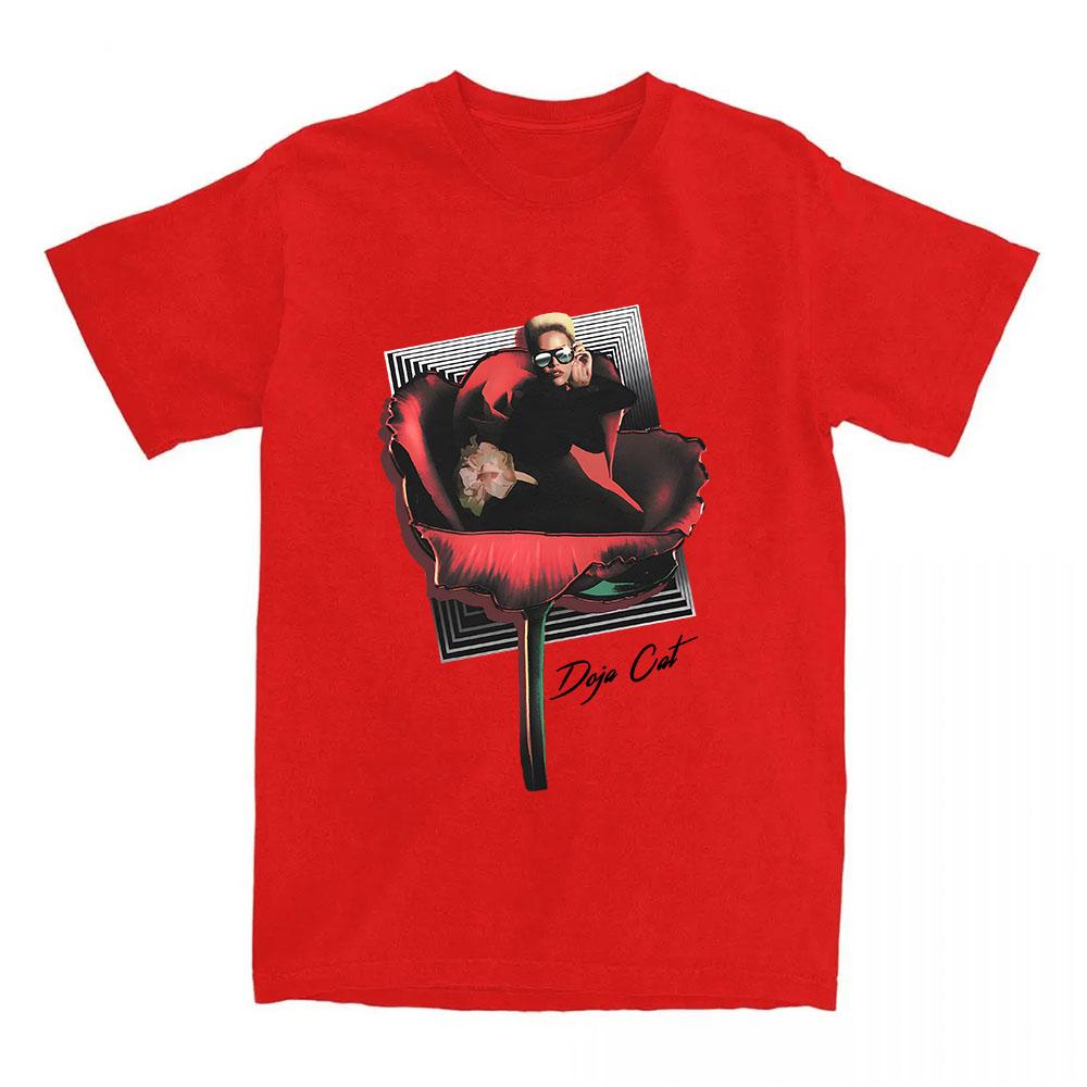 VIE IN BLOOM T-SHIRT Doja Cat Fashion Singer Graphic Tshirts Cotton Short Sleeve Female T Shirt Casual Unisex Streetwear Print