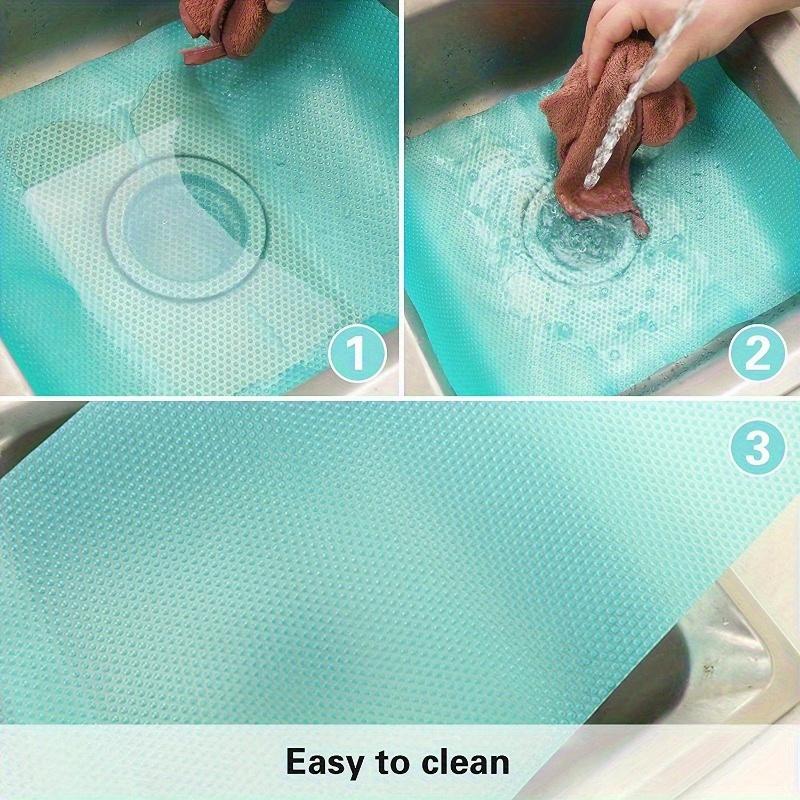 4 ks Omyvatelné podložky na police do lednice Snadná instalace Kuchyňské organizéry pro mrazničky, skleněné a drátěné police