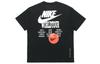 T Shirts Men's Black Crew Neck Moderate Straight Fit DR1210-010