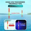 Highly Visible Fishing Float Triangular Tail Buoyancy For All Water Fishing For Catching Carp Crucian Carp Tilapia Grass Carp