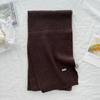 New 100% Wool Scarf Winter  Solid Color Warm and Cold proof Women's Scarf Fashion Versatile Knitted Scarf