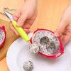 Double End Ball Scoop Labor Saving Anti Deformed Sawtooth Design Melon Ball Spoon Household Supplies