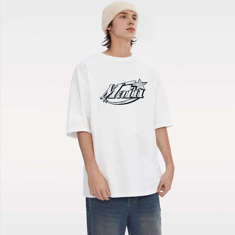 WeiHongSi Summer Hip-Hop Embroidered Cotton Tee