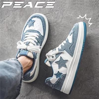 Star Board Shoes Men's Spring New Leisure Student Air Force No. 1 Versatile Platform Trendy Shoes