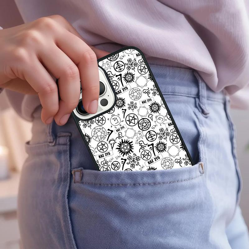 Supernatural TV Pattern Phone Case For iPhone 17 Air 15 16e 14 13 Pro Max Coque 12 11 Pro Max PLUS cover