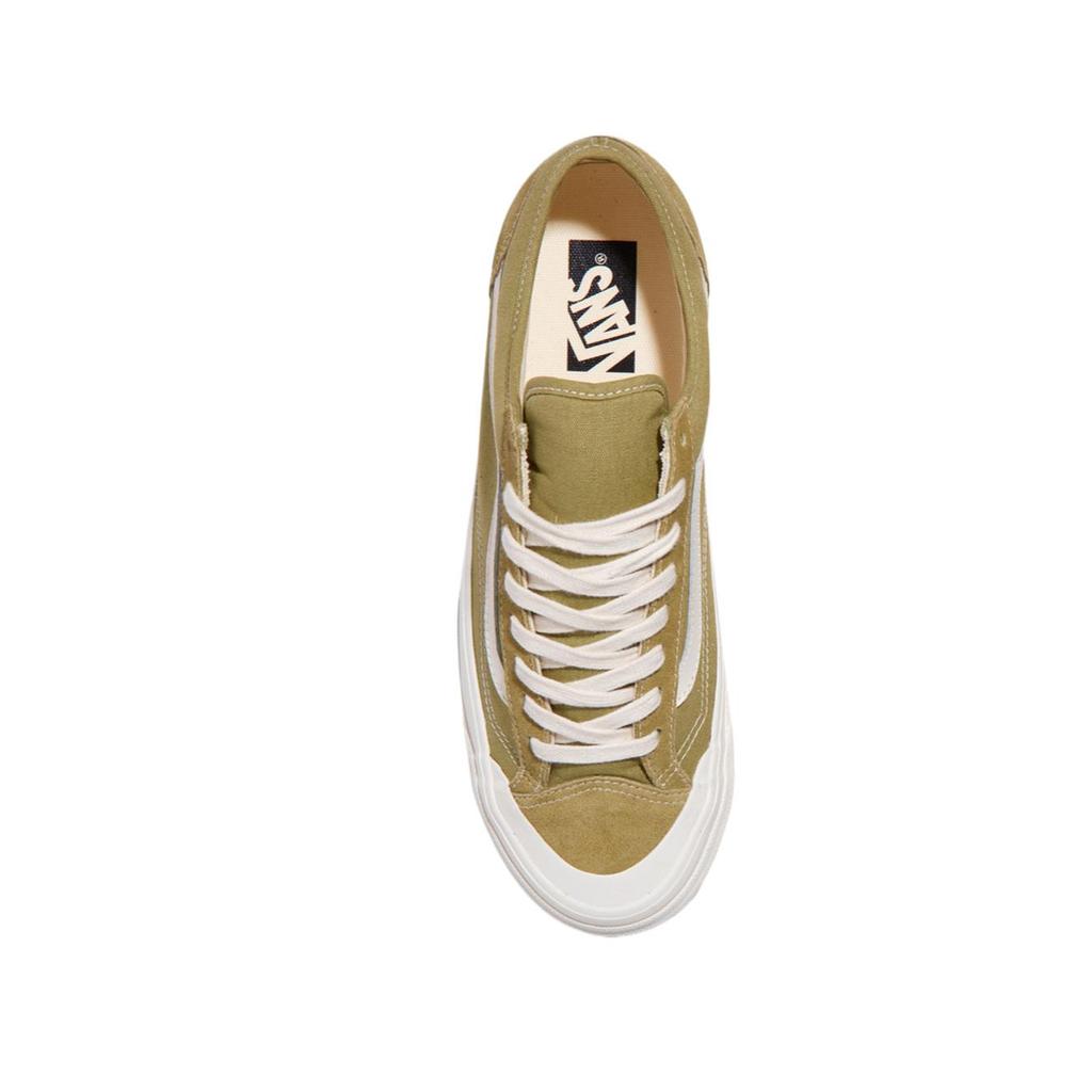 Vans LX Old Skool 136 Comfortable Fashion Simple Versatile Low-Top Skate Shoes Unisex Sneakers Light-Green VN000SHMCLM