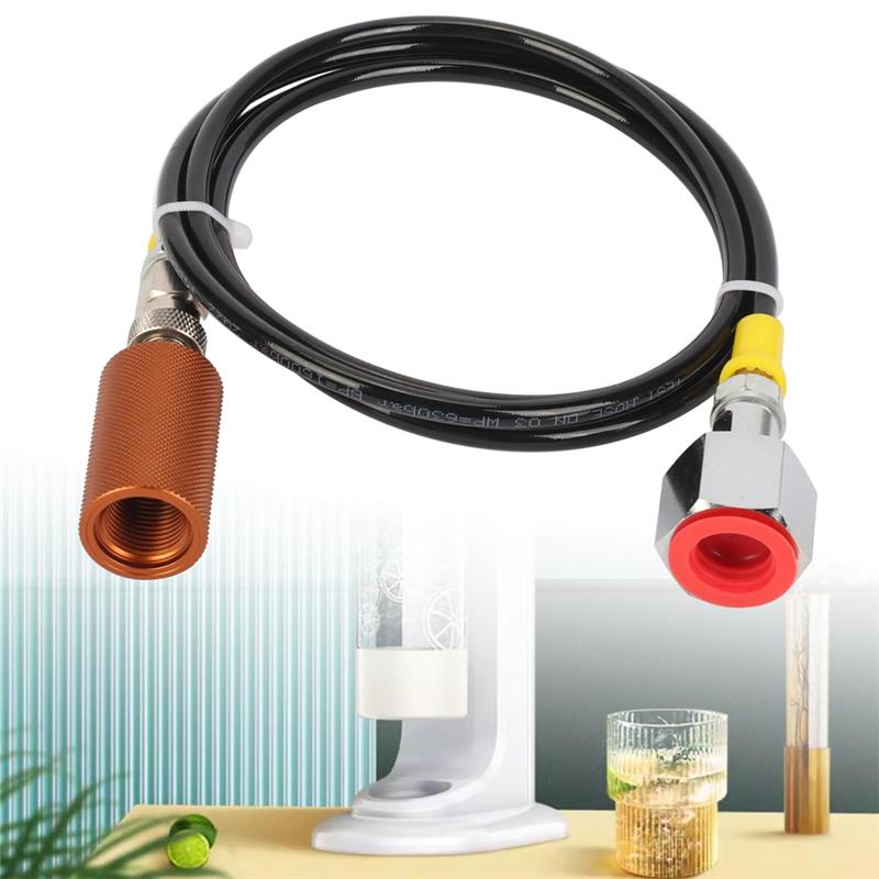 AD23-Adapter High Pressure Hose High Pressure Hose,For CO2 Tanks And Most Soda Machines
