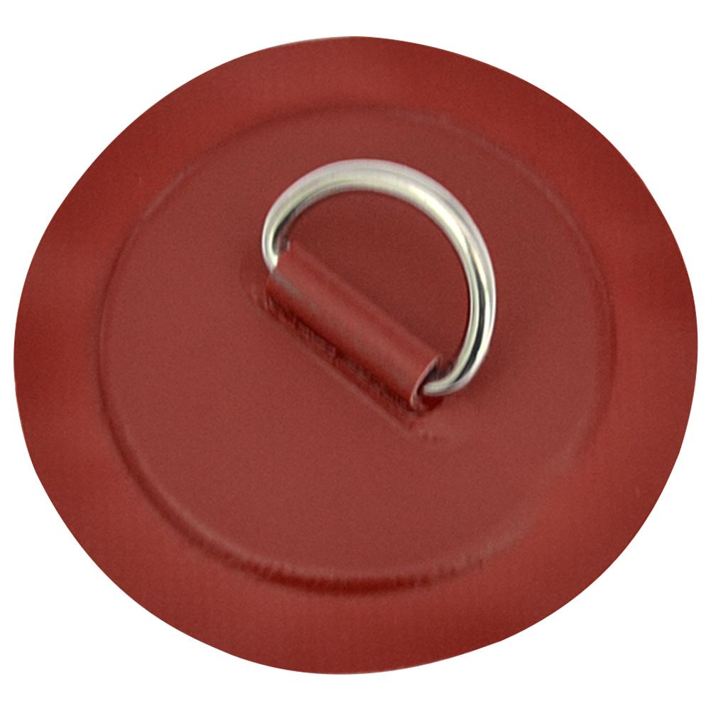 8cm D-Ring Patch Stand Up Paddle Ring Patch Round Shape SUP D-Ring Patch D-Ring PVC Patch for Inflatable Boat Kayak красный