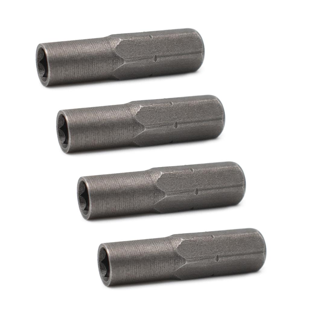 Efficient 6.35mm to 4mm Adapter Converter Conversion Adapter Suitable for Tool Application and Equipment in Carbon Steel
