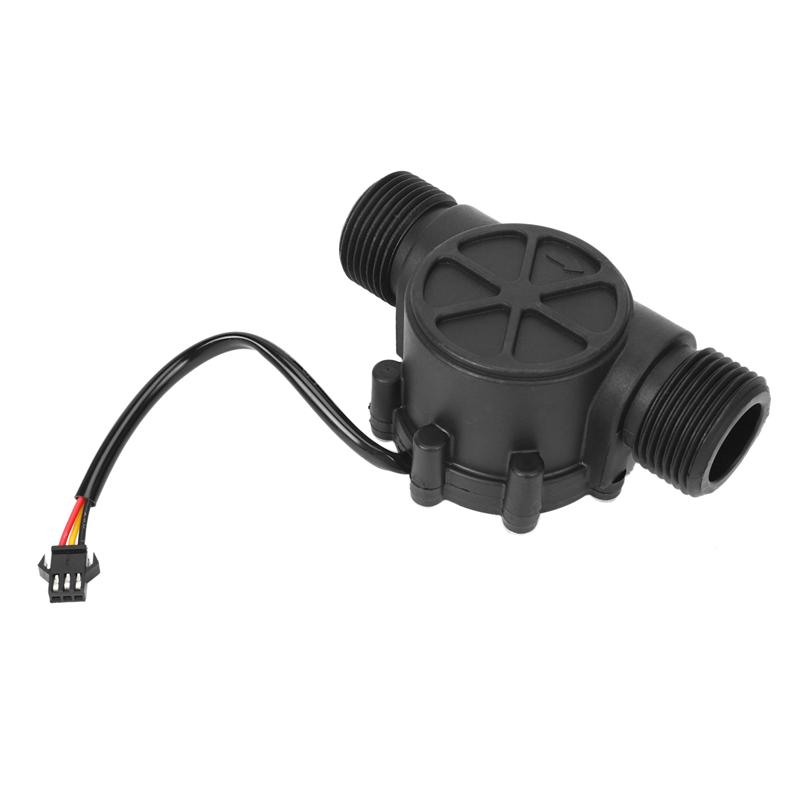 A96I-4Pcs Water Flow Sensor DN25 DC3.5-24V 1 Inch 2-100L/Min Hall Flowmeter Heat Pump Water Heater Flow Meter Switch Counter