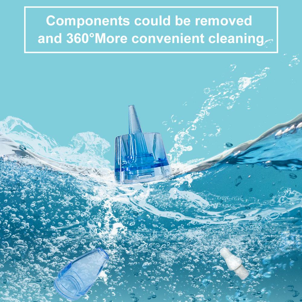 Baby-Nasensauger, elektrisch, sicher, hygienisch, Nasenreiniger, Silikon-Rotzsauger für Neugeborene, Kleinkinder, Kinder, 2-fach verstellbar