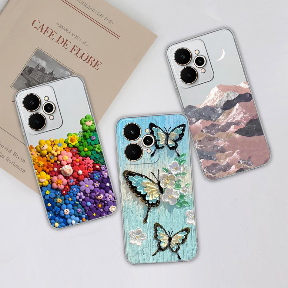 For Realme 15 Pro 5G Case Colorful Patterns Transparent TPU Silicone Back Cover For Realme15 15Pro Lightweight Phone Bumper